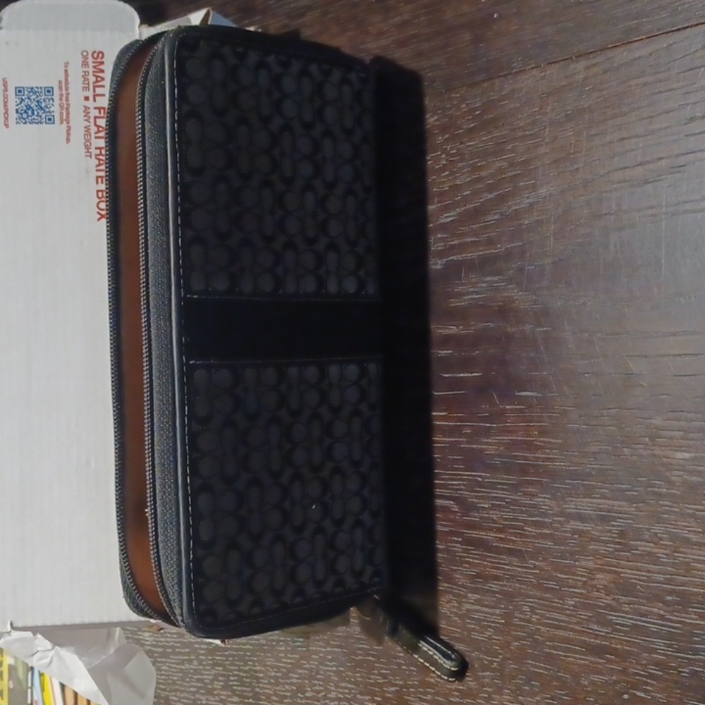 Coach Black and Grey Wallet